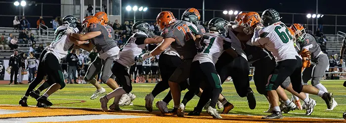 Perkiomen Valley Vikings Celebrate in the Endzone