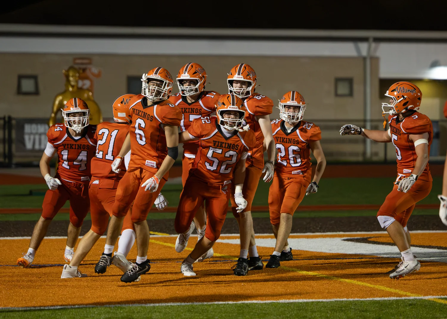 TD Vikings Celebrating in the Endzone