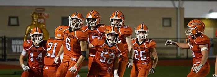 Perkiomen Valley Vikings Celebrate in the Endzone