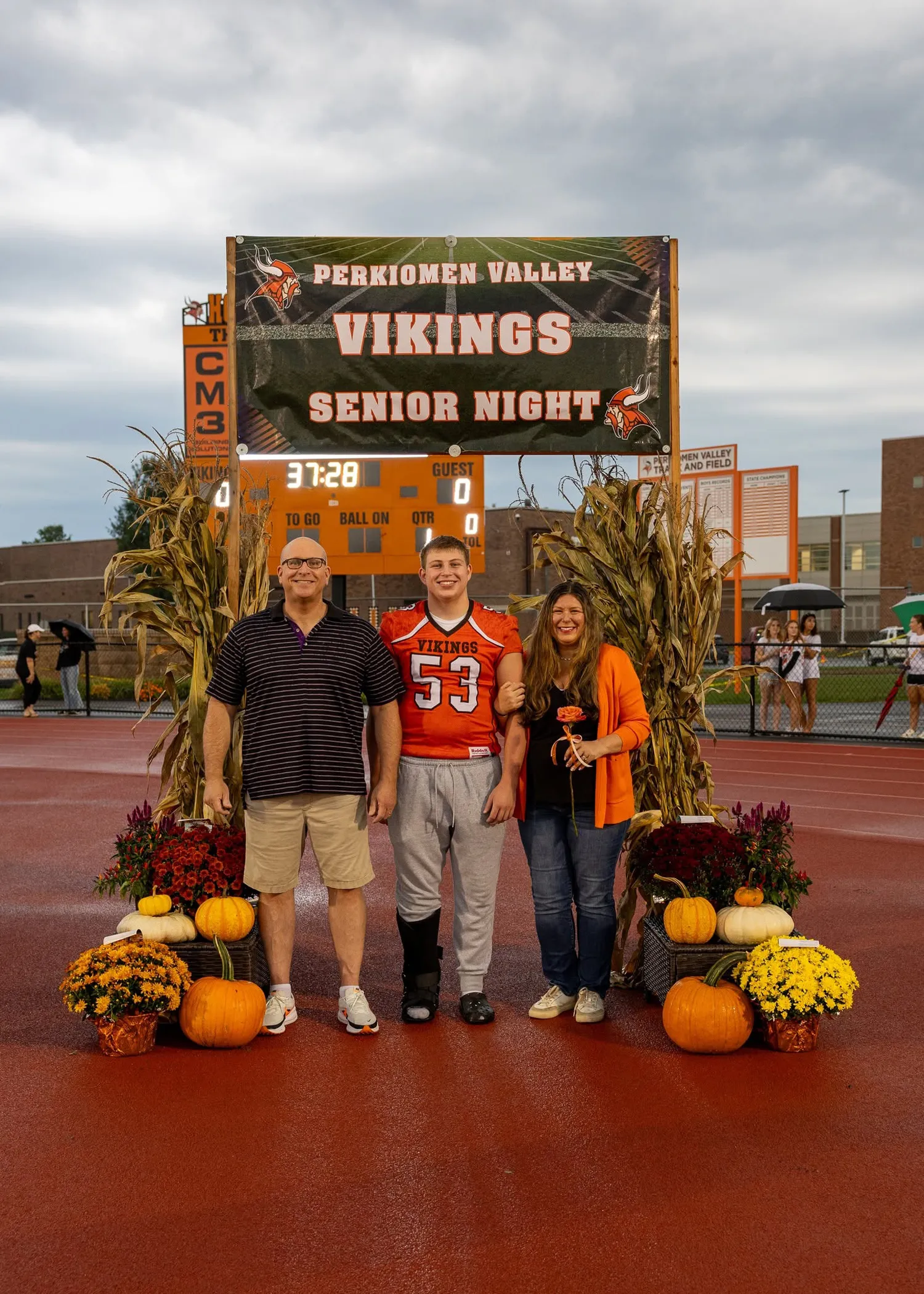 Dalton Brown with Family